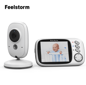 PSVB603 Baby Motion Monitor Temperature Monitor 3.2 Inch LCD Infrared Night Vision Camera bidirectional Audio HD 320X240 pixel Remote Camera VOX