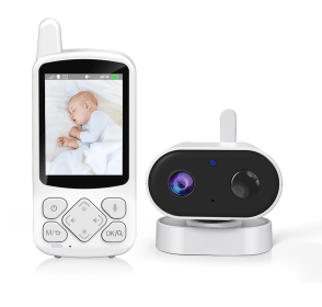 PSABM800 Video Baby Monitor Remote Camera VOX 2.8 Inch IPS Temperature Monitor Infrared Night Vision Camera bidirectional Audio HD 1280 * 720P