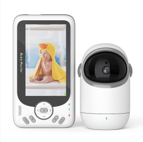 PSVB801 Baby Motion Monitor Remote Camera VOX Music Temperature Monitor 4.3 Inch LCD Two-way Audio HD 480 * 272pixel 2.4GHz child camera