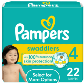 Pampers Swaddlers Active Baby Diaper Size 4 22 Count