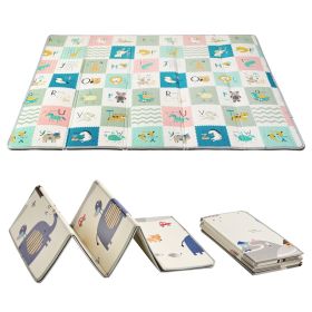 VEVOR 71"x79" Baby Play Mat Kids Crawling Soft Activity Floor Playmat 2 Side