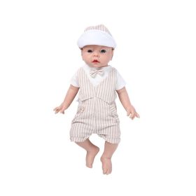 IVITA WG1506 20inch 3.2kg 100% Full Body Silicone Reborn Baby Doll Realistic Newborn Soft Doll with Clothes for Children Toys