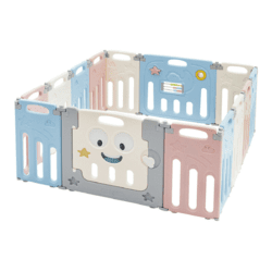 14-Panel Foldable Baby Playpen Kids Activity Centre