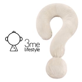 3me Lifestyle Portable Question Mark Pillow Memory Foam Travel Neck Pillows Ergonomic Neck Support Cushion For Sleeping Rest On Airplane Car Train And (Option: H)