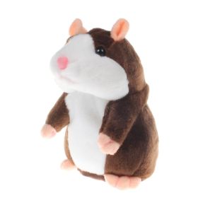 15CM Little Talking Hamster Toy (Option: Dark brown-1)