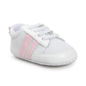 Baby Boy Girl Moccasins Shoes Infant PU Leather Non-slip Soft Newborn Sneakers (Option: 17-130)