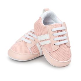 Baby Boy Girl Moccasins Shoes Infant PU Leather Non-slip Soft Newborn Sneakers (Option: 11-110)