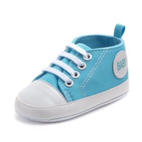 Canvas Classic Sports Sneakers Baby Boys Girls First Walkers Shoes Infant Toddler Soft Sole Anti-slip Baby Shoes (Option: 5-13cm)