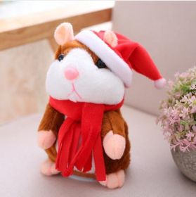 15CM Little Talking Hamster Toy (Option: C Light Brown15cm-1)