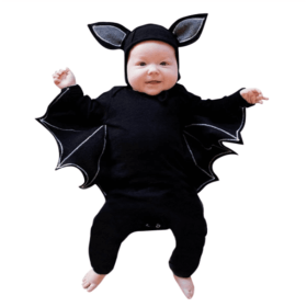 Batman Baby One Piece (Option: Black-70cm)