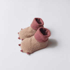 Warm baby socks (Option: Khaki-M)