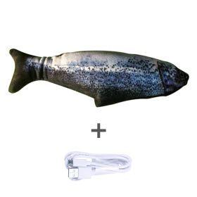 Without Cat Nip Version - Electric Jumping Fish Simulation Electric Fish Toy (Option: B)