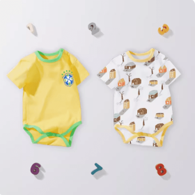 baby-boys 2-pack Short Sleeve Variety Onesies Bodysuits (size: 73cm)